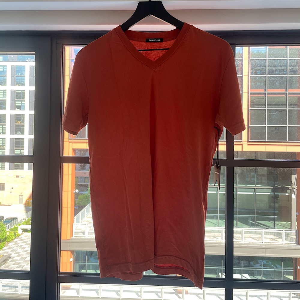 Talentless Orange V-Neck